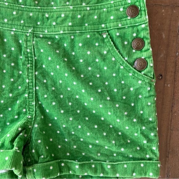 Mini Boden critter corduory frog embroidered short overalls - Picture 2 of 6